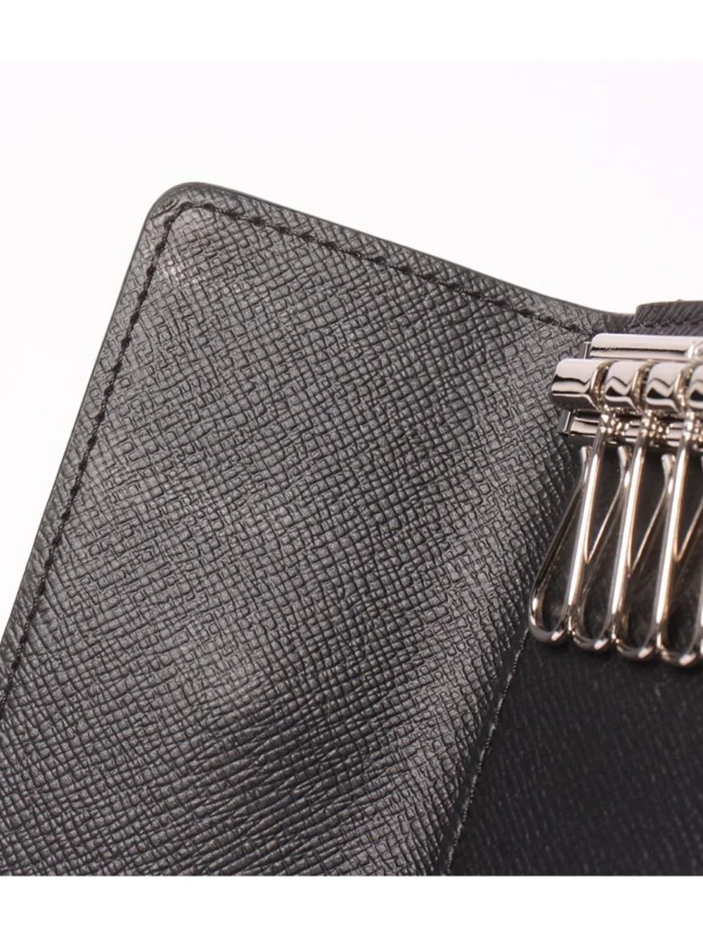 Louis Vuitton Key Case Multicles 6 Damier Graphite Key Holder Coin Purse